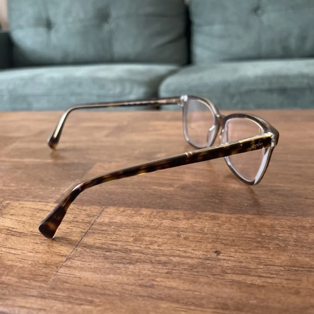 Ray-Ban RB‎ 5362 5082 Eyeglasses Frame Brown Tort 54-17-140 Used